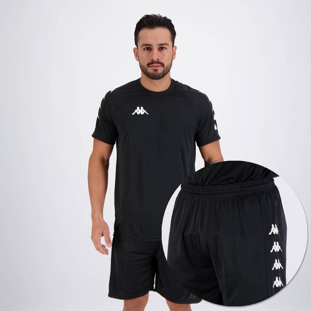 Conjunto Camisa e Calção Kappa Sport