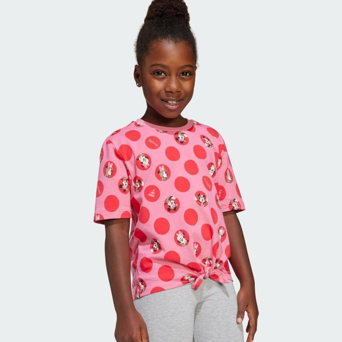Conjunto Camiseta adidas x Disney Minnie Mouse Infantil Adidas