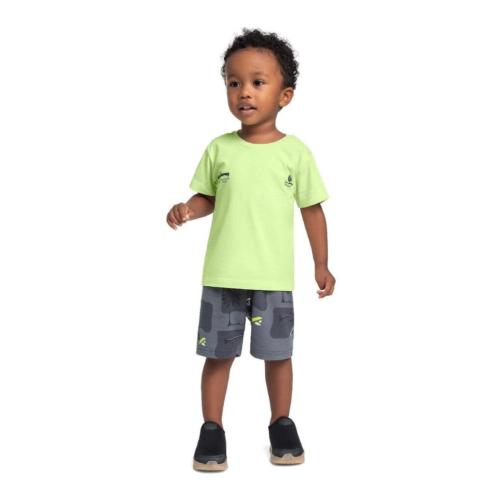 Conjunto Camiseta Bermuda Tubarão Bee Loop