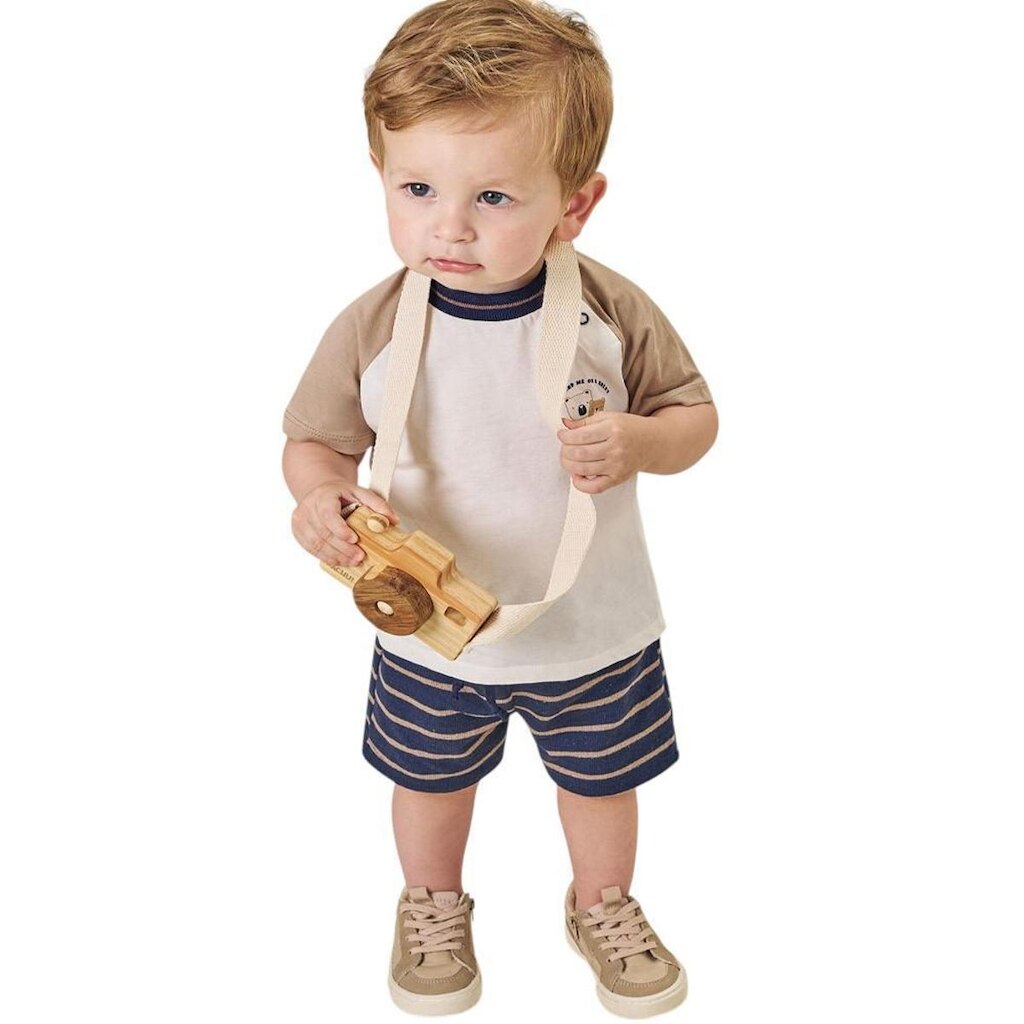 CONJUNTO CAMISETA BERMUDA URSO LUC.BOO