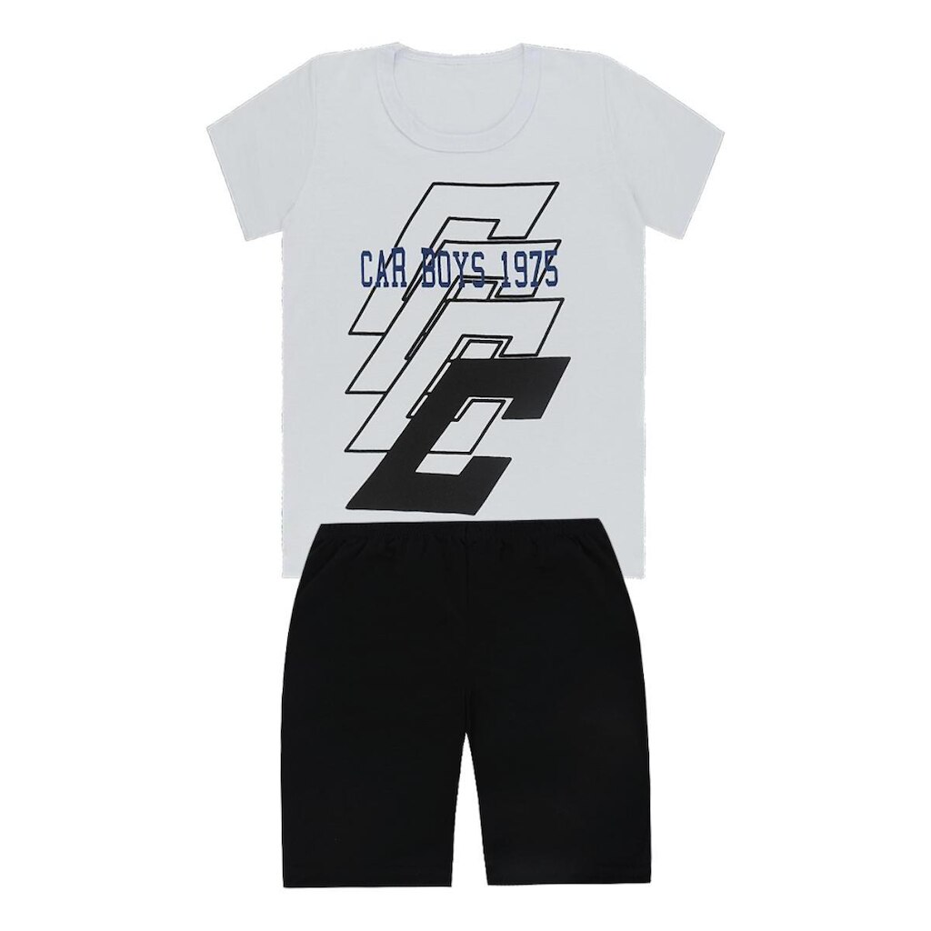 Conjunto Camiseta Branca e Bermuda - Big Bless