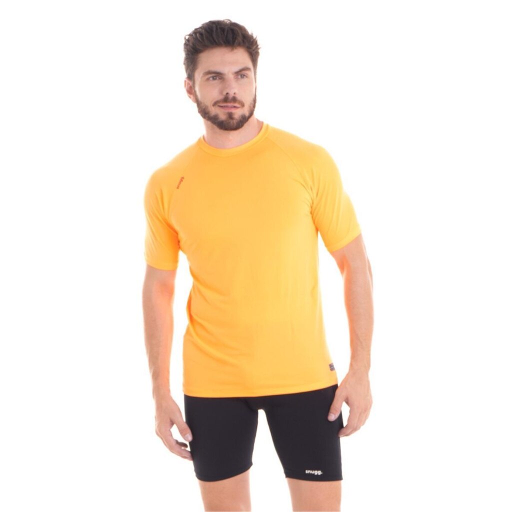 Conjunto Camiseta Curta e Bermuda com Bolso Segunda Pele Snugg Proteção UV50+