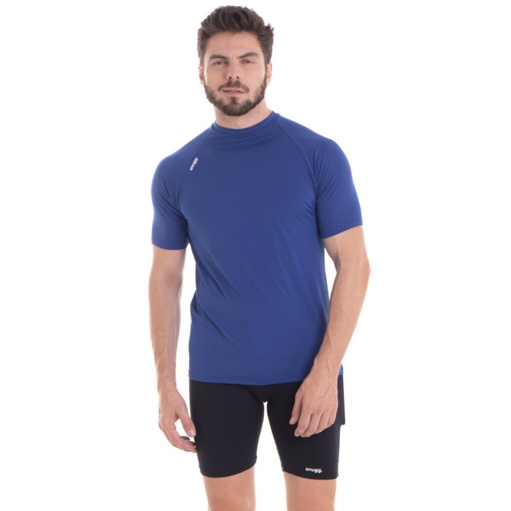 Conjunto Camiseta Curta e Bermuda com Bolso Segunda Pele Snugg Proteção UV50+