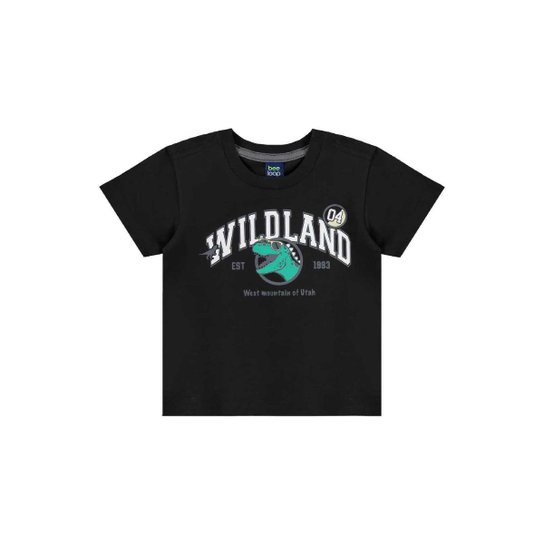 Conjunto Camiseta Dino e Bermuda Bee Loop