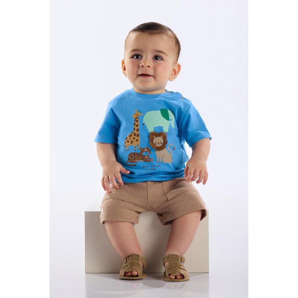 Conjunto Camiseta e Bermuda Bebê Up Baby