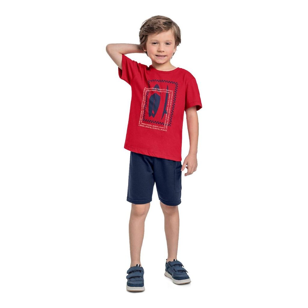 Conjunto Camiseta e Bermuda Bee Loop