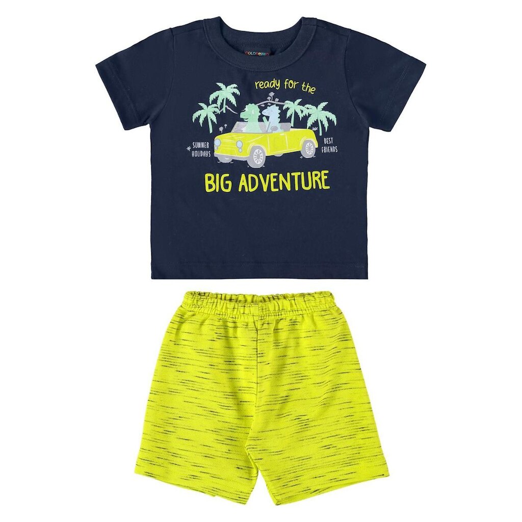 Conjunto Camiseta e Bermuda Infantil Menino Guloseima