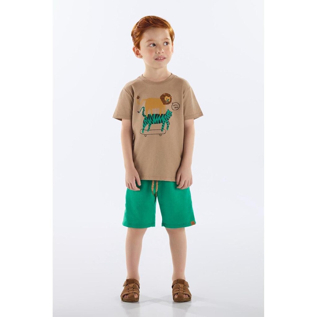 Conjunto Camiseta e Bermuda Infantil Up Baby