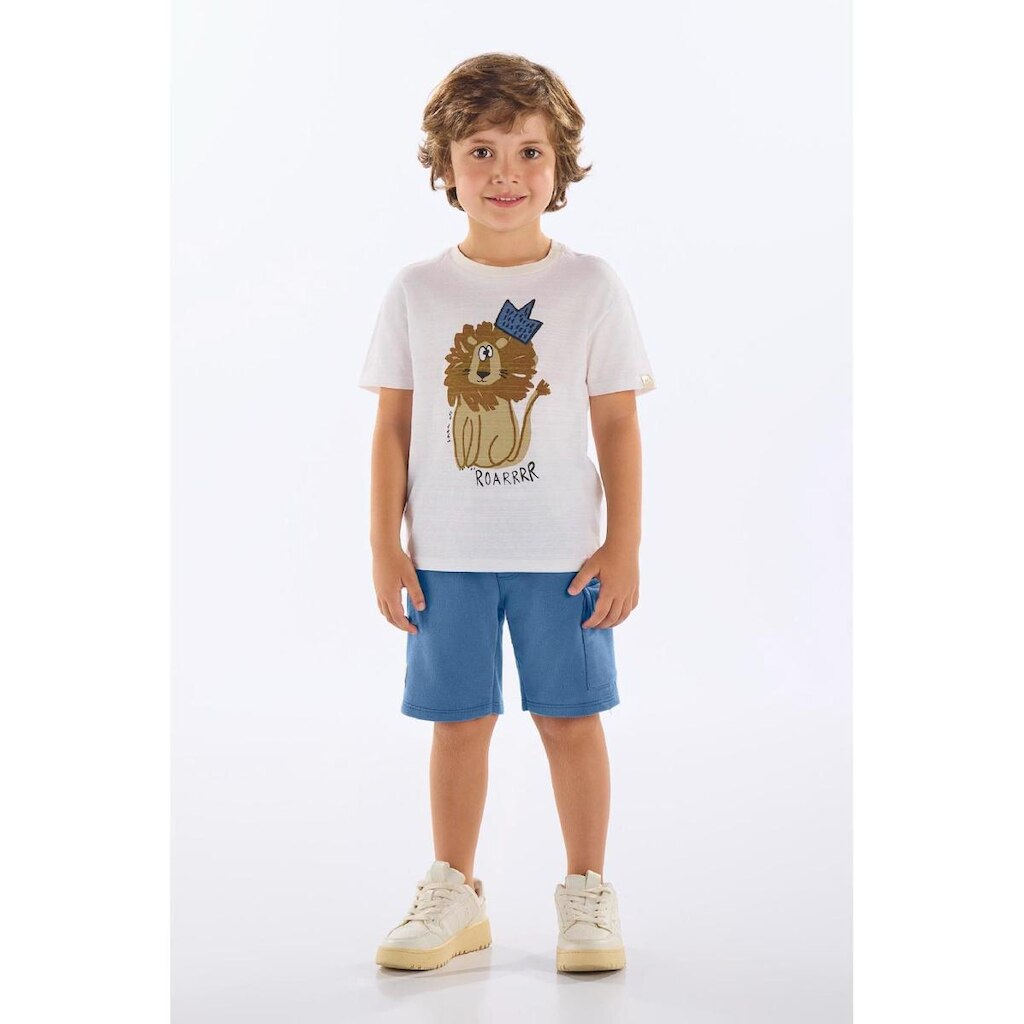 Conjunto Camiseta e Bermuda Infantil Up Baby