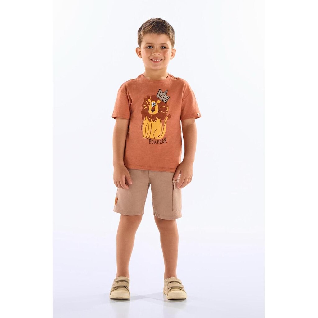 Conjunto Camiseta e Bermuda Infantil Up Baby