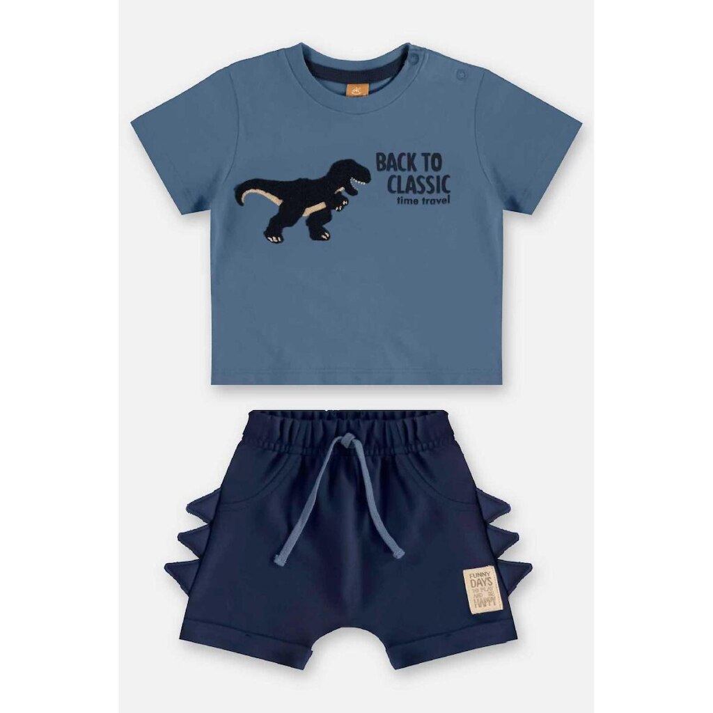 Conjunto Camiseta e Bermuda para Bebê Up Baby