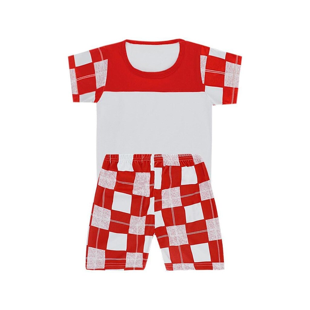 Conjunto Camiseta e Bermuda Xadrez - Destak