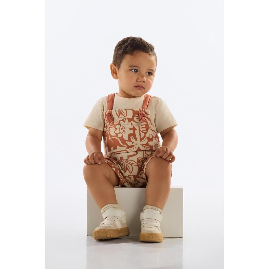 Conjunto Camiseta e Jardineira Bebê Quimby