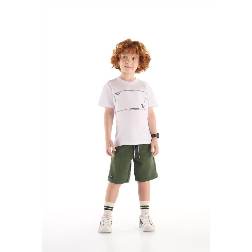 Conjunto Camiseta Estampa 3D Bermuda Quimby