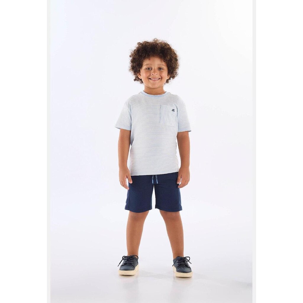 Conjunto Camiseta Estampado Bermuda Up Baby