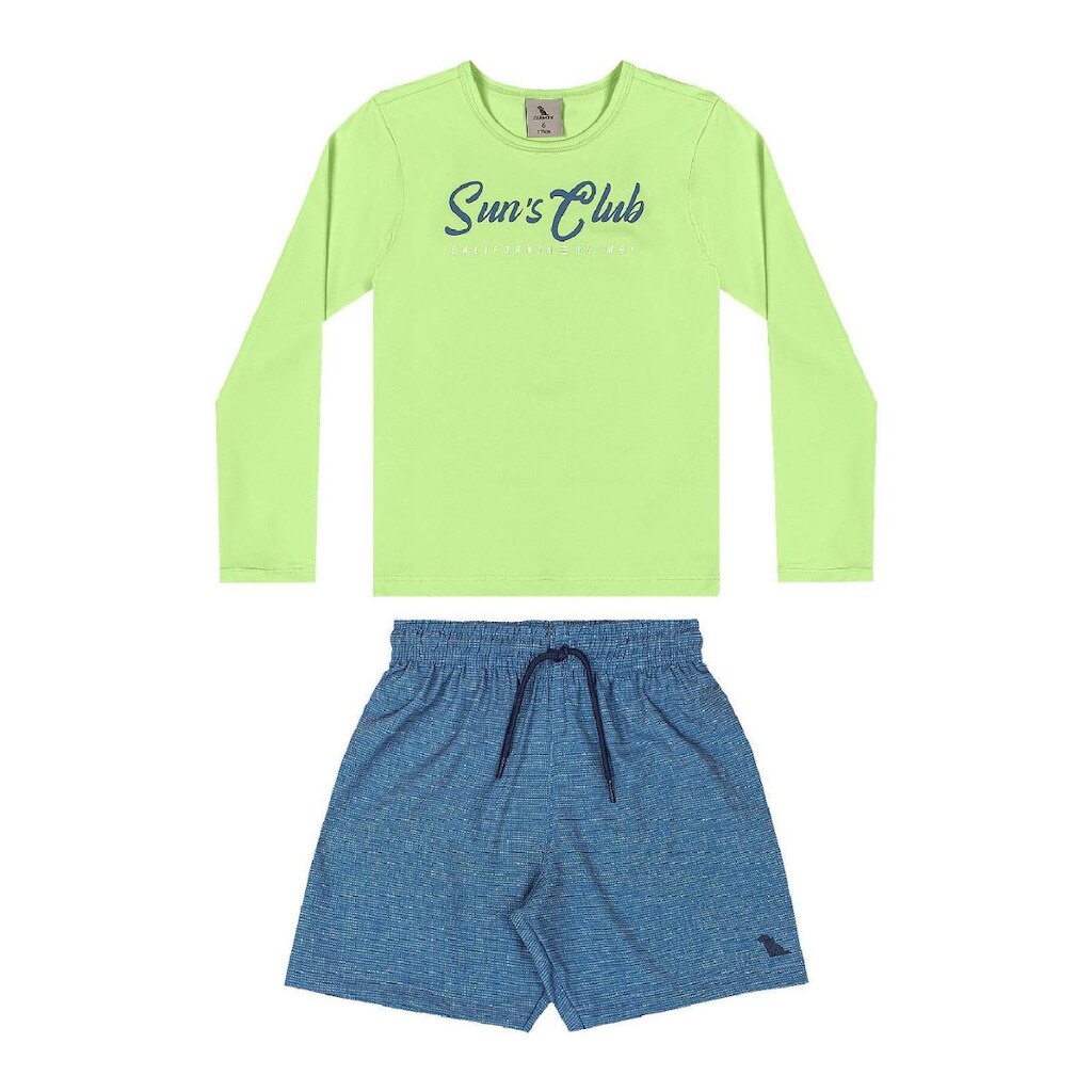 Conjunto Camiseta FPS 50+ e Bermuda Quimby
