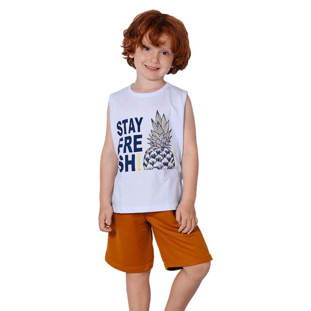 Conjunto Camiseta Leão e Bermuda - Big Bless