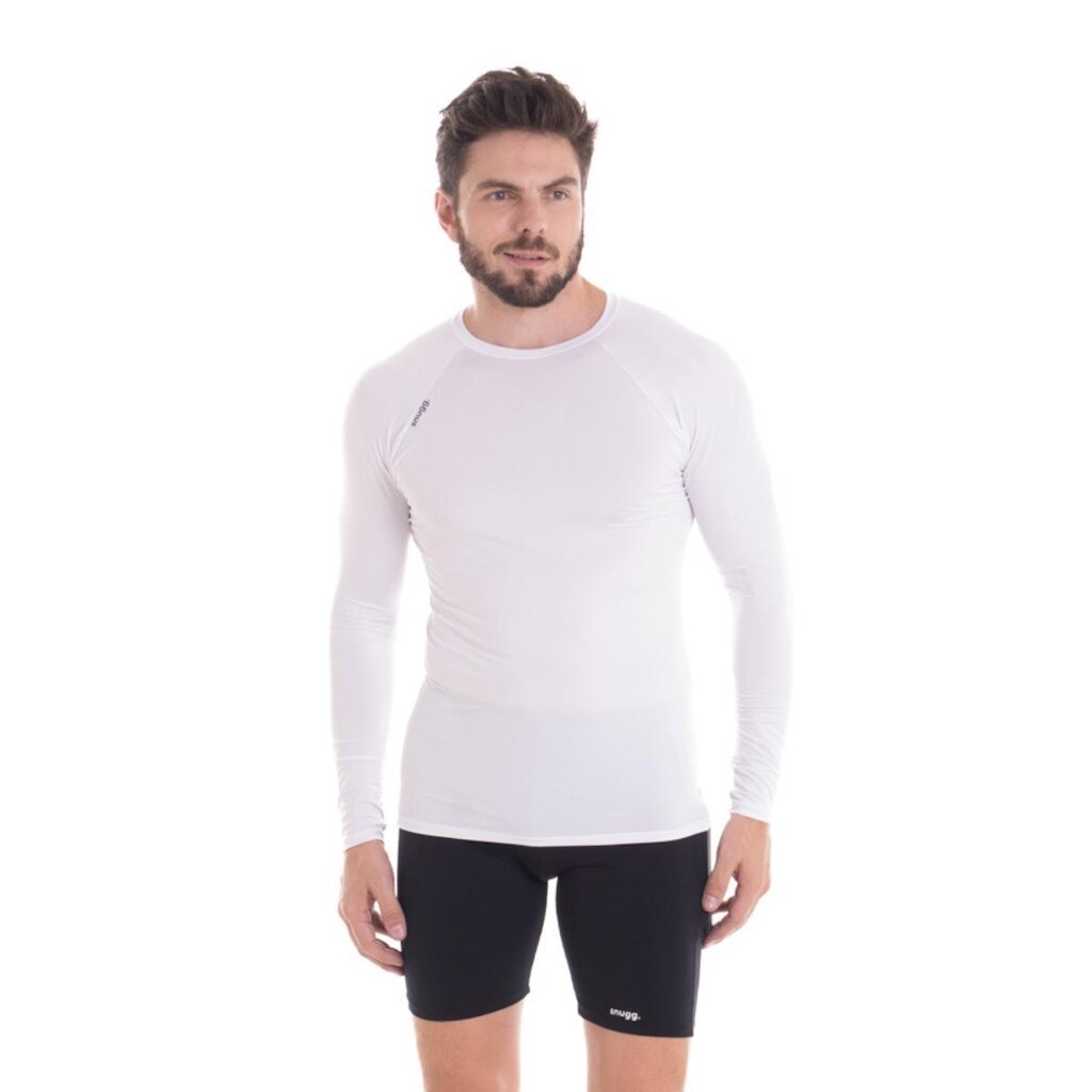 Conjunto Camiseta Longa e Bermuda Segunda Pele Snugg Proteção UV50+