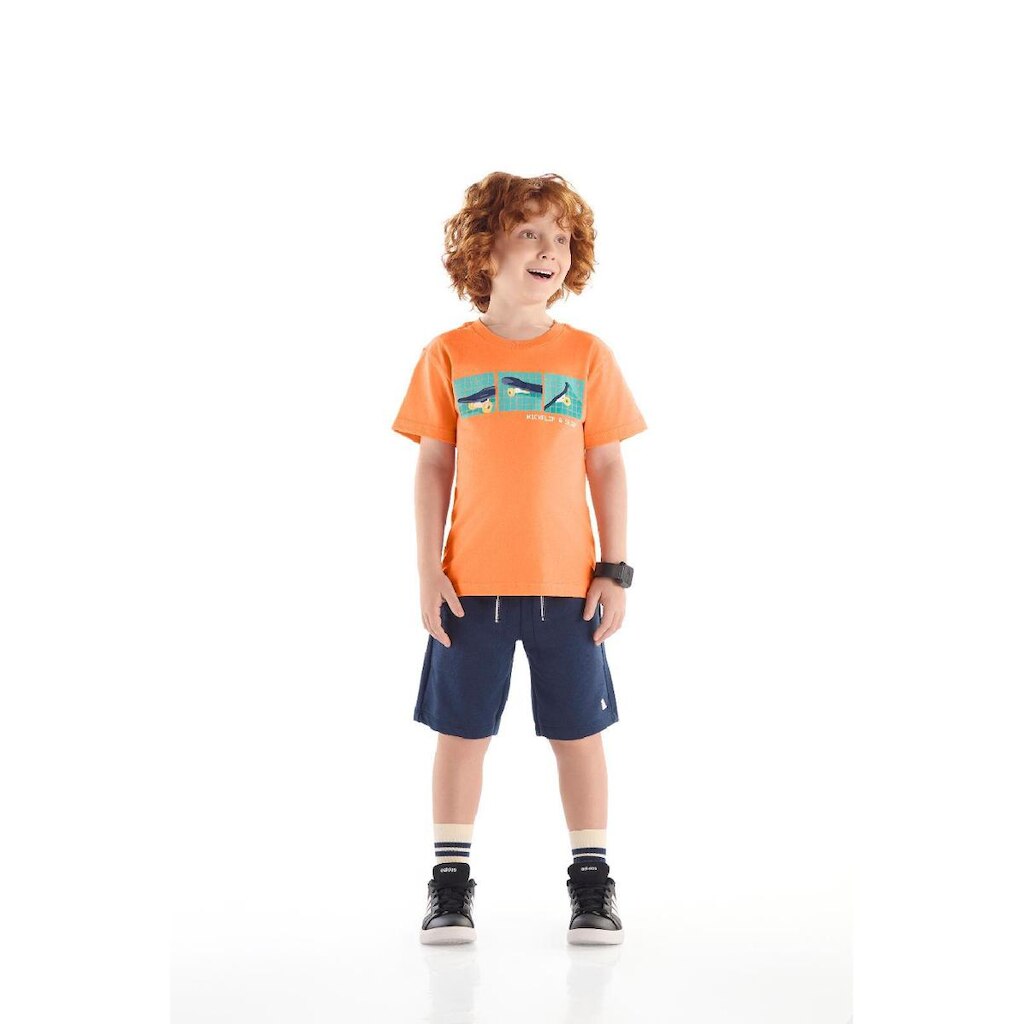 Conjunto Camiseta Skate Bermuda Quimby