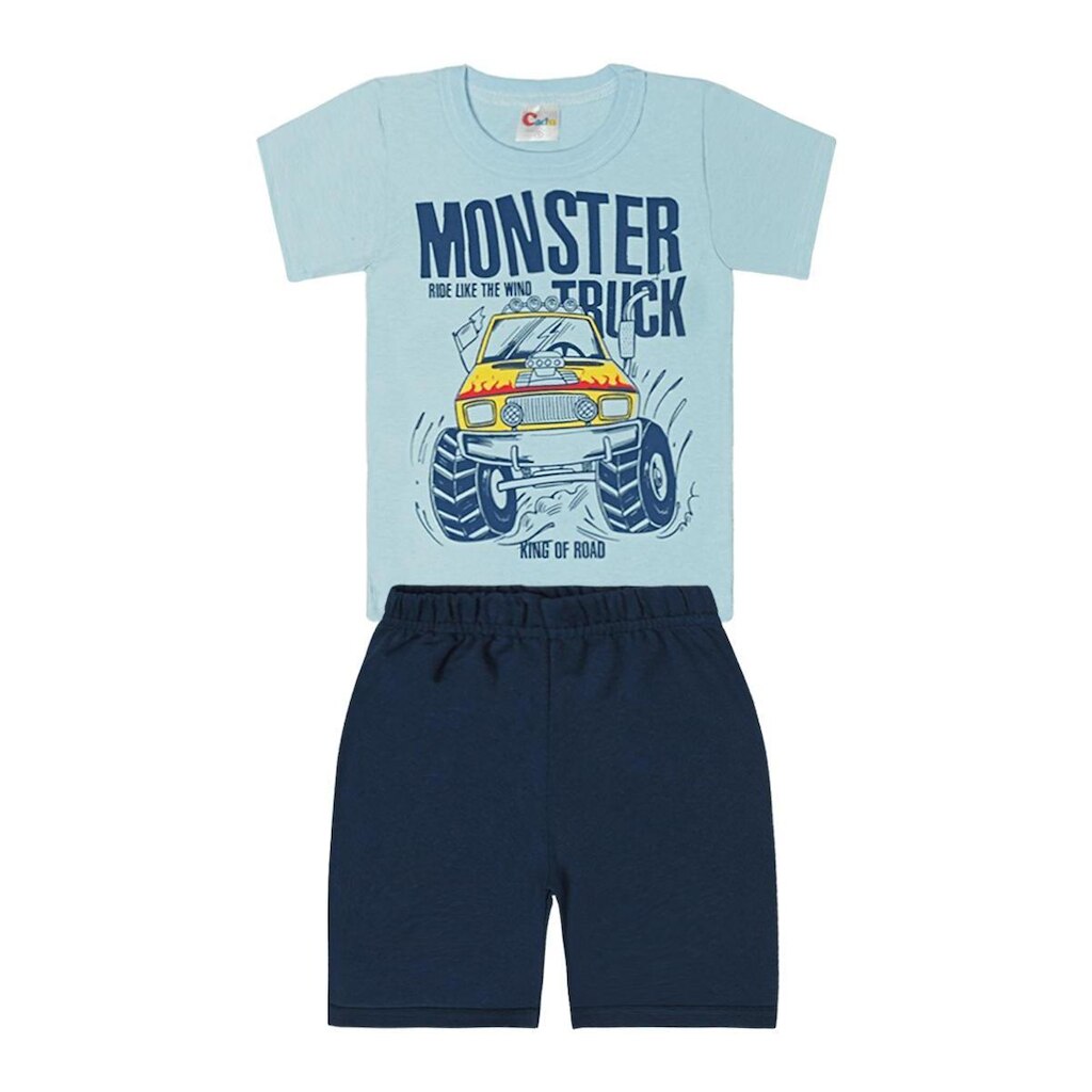 Conjunto Camiseta Truck e Bermuda - Cadu