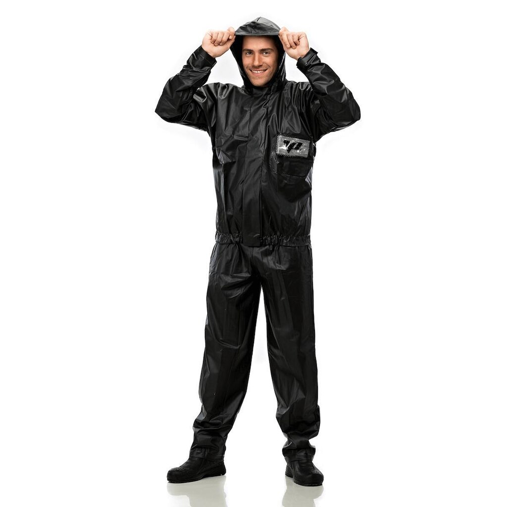 Conjunto Capa De Chuva Pvc Tornado Capuz e Bolso Pantaneiro