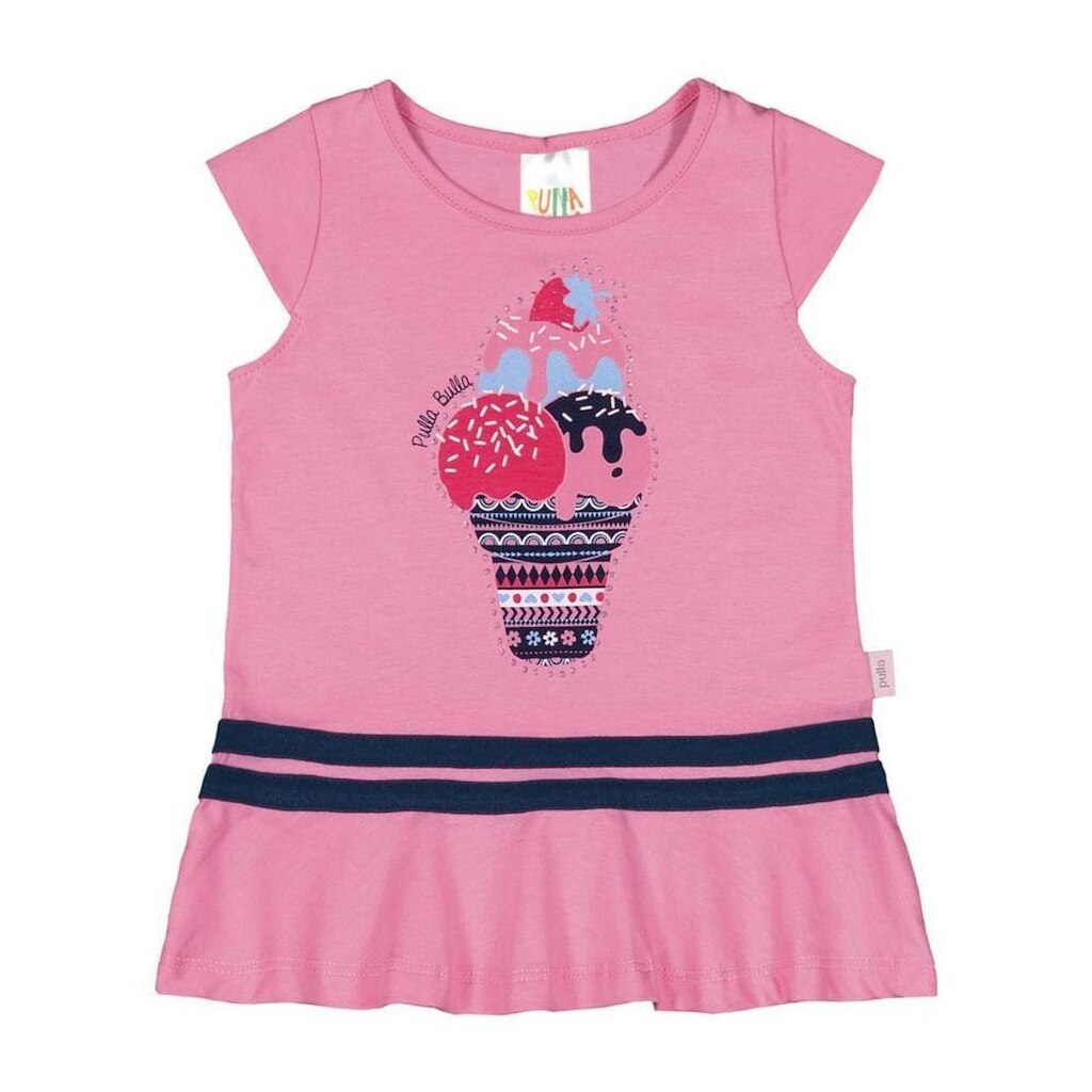 Conjunto Chiclete/Rotativo Marinho Menina Meia Malha 37623-896