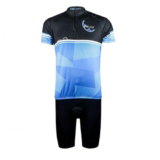 Conjunto Ciclismo Bike Bermuda e Camisa Befast Engrenagens - Preto+Azul Menor preço em Conjunto Ciclismo Bike Bermuda e Camisa Befast Engrenagens - Preto+Azul