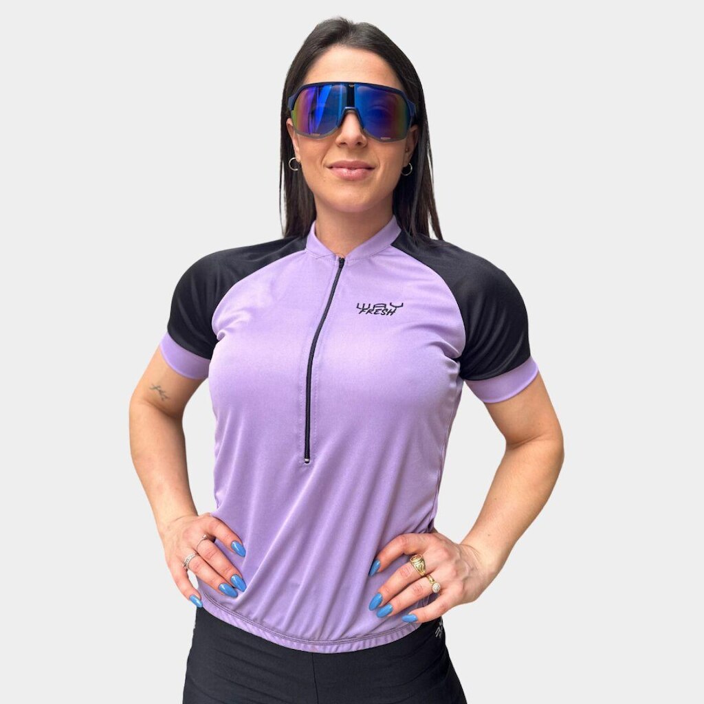 Conjunto Ciclismo Feminino - Camisa Way Fresh e Bermuda Gel Way