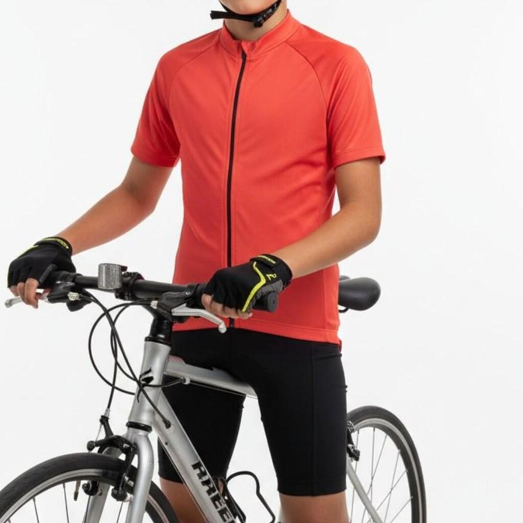 Conjunto Ciclismo Infantil Camisa e Bermuda Bike Proteção UV MTB