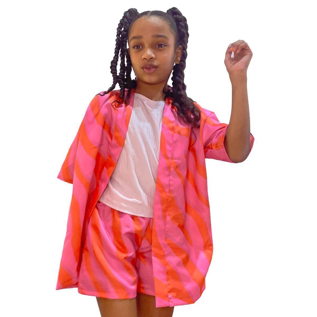 Conjunto com 2 Peças Estampa Groovy