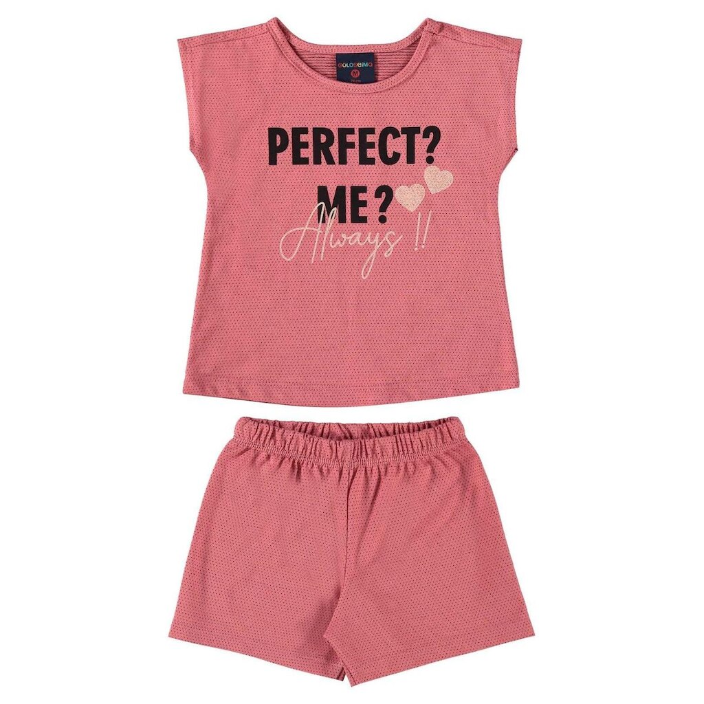 Conjunto com Blusa e Short para Bebê Menina Guloseima