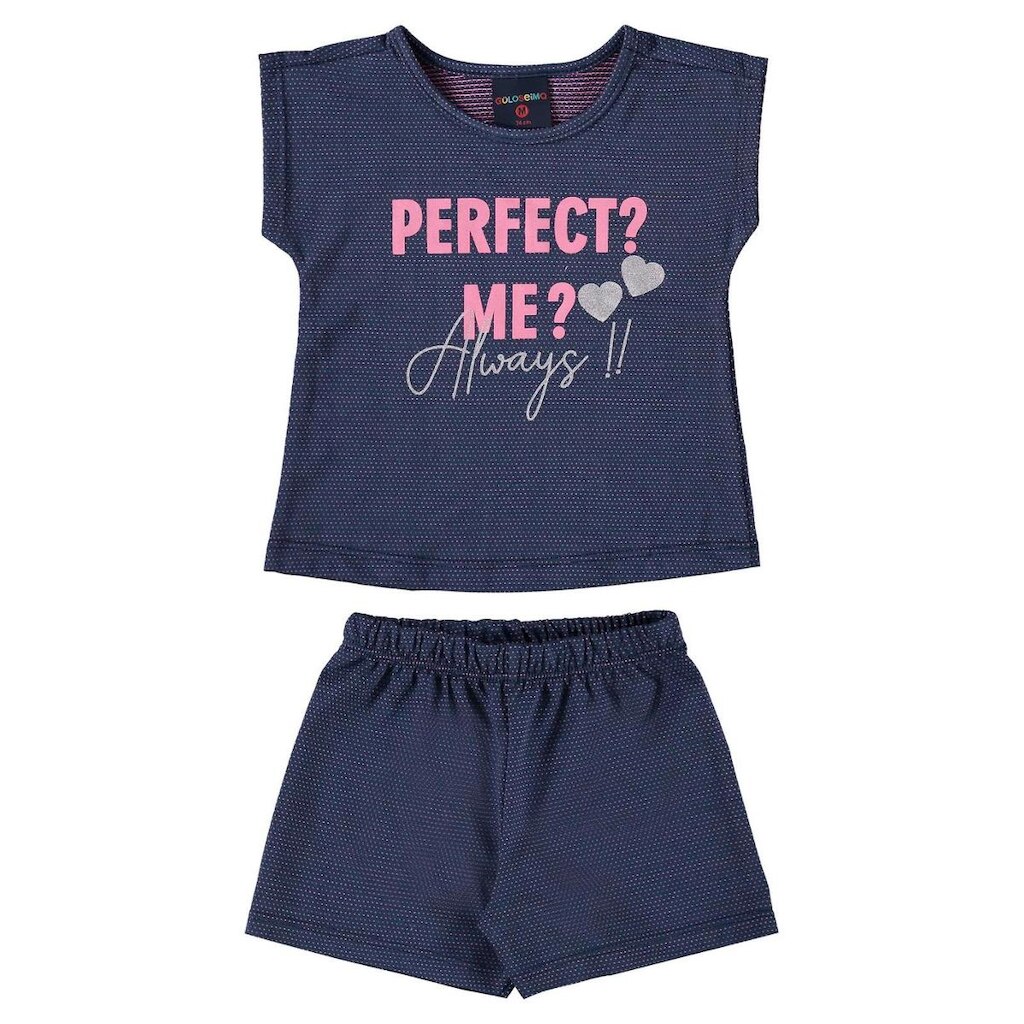 Conjunto com Blusa e Short para Bebê Menina Guloseima