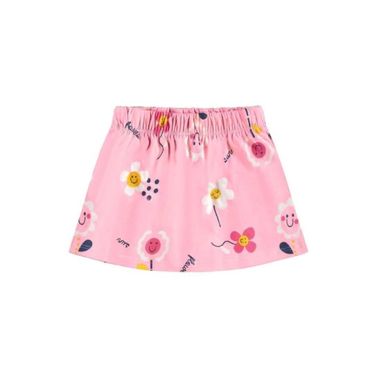 Conjunto com Blusa e Short-Saia Bee Loop
