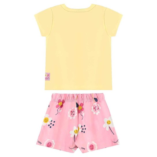 Conjunto com Blusa e Short-Saia Bee Loop