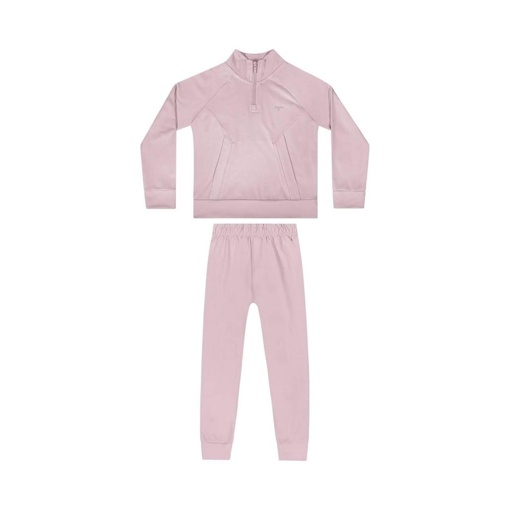 Conjunto com Blusão e Calça em Malha Térmica para Menina Quimby
