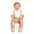 Conjunto com Camisa e Short em Tecido para Bebê Menino Quimby - Branco