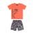Conjunto com Camiseta e Bermuda para Menino Guloseima - Vermelho