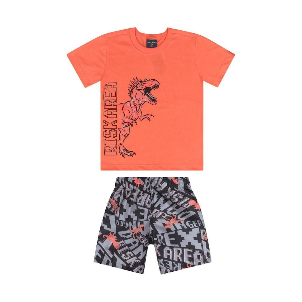 Conjunto com Camiseta e Bermuda para Menino Guloseima