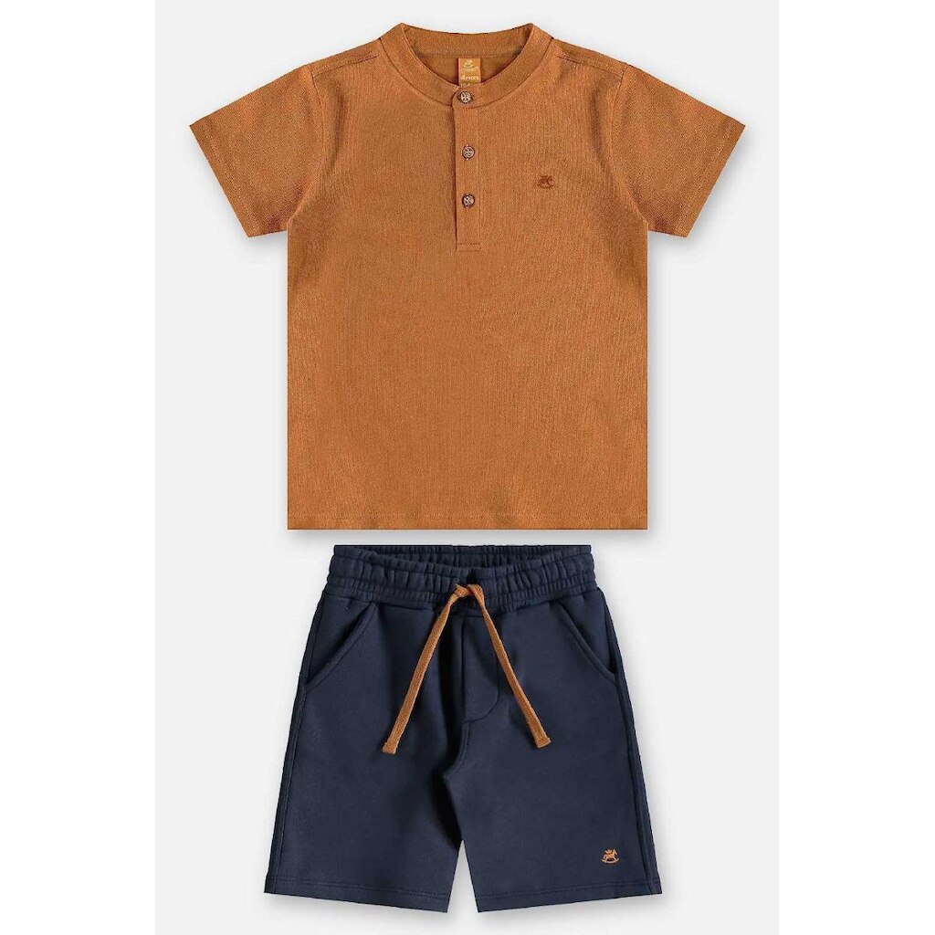 Conjunto com Camiseta e Bermuda Up Baby