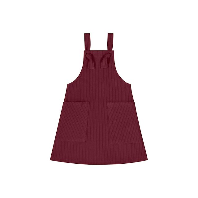 Conjunto com Cropped Manga Longa e Salopete para Menina Quimby