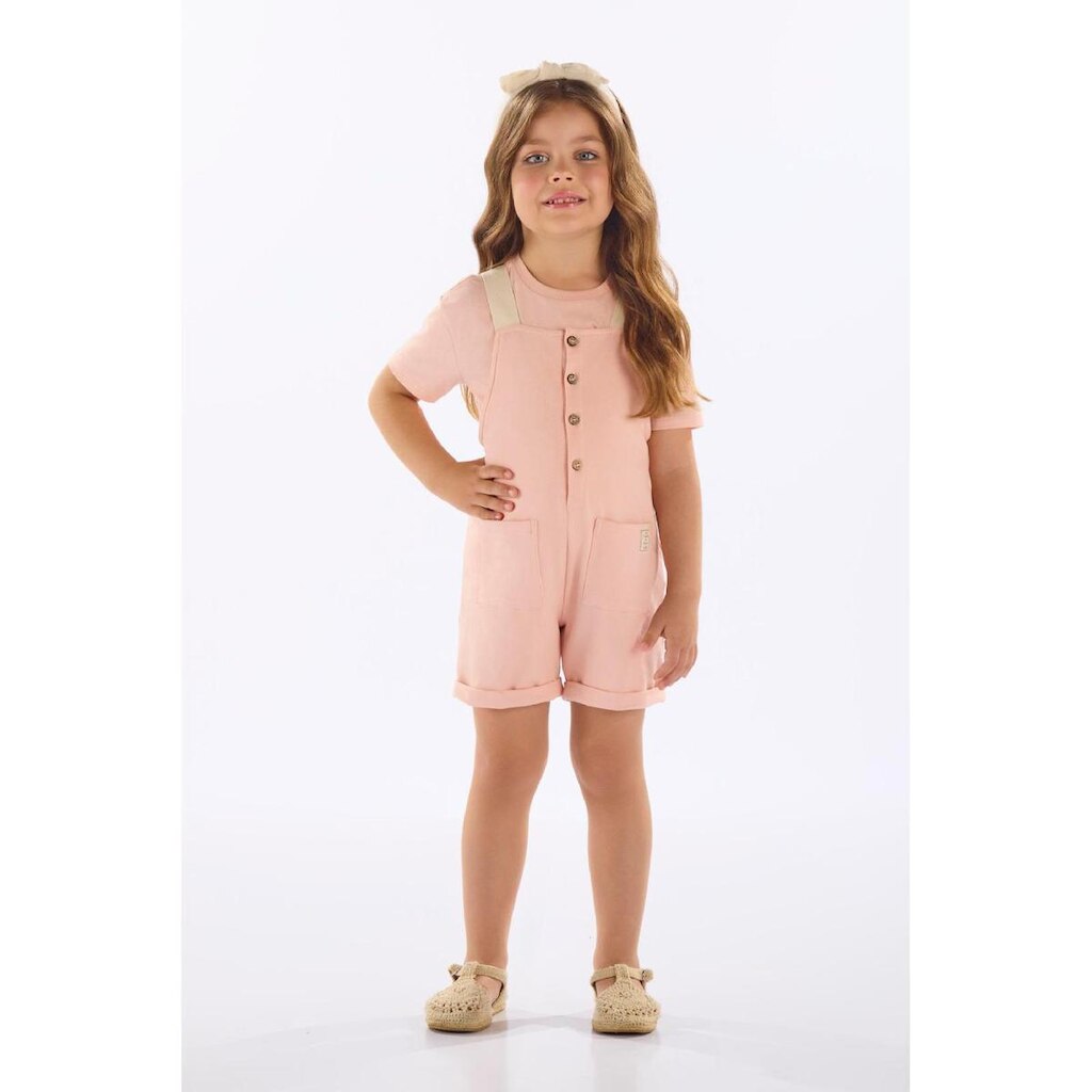 Conjunto com Jardineira e Camiseta Up Baby