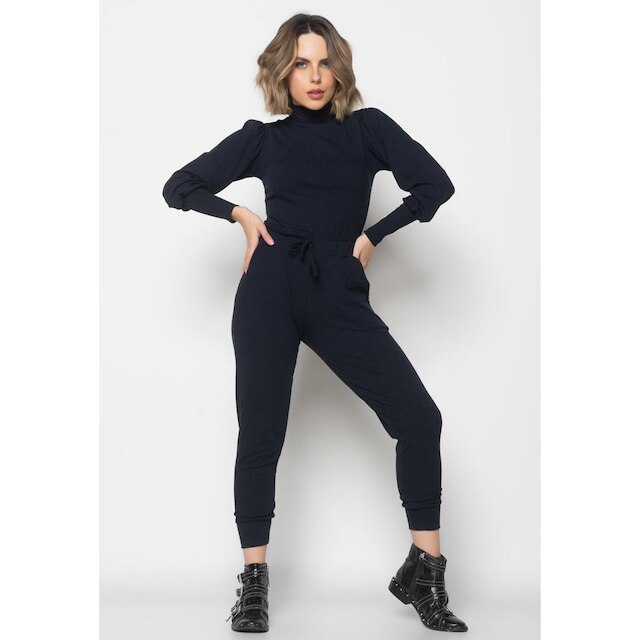 Conjunto Comfy Blusa Princesa M/Longa e Jogger Canelada Salvatore