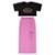 Conjunto Cropped e Saia Infantil Gloss - Preto