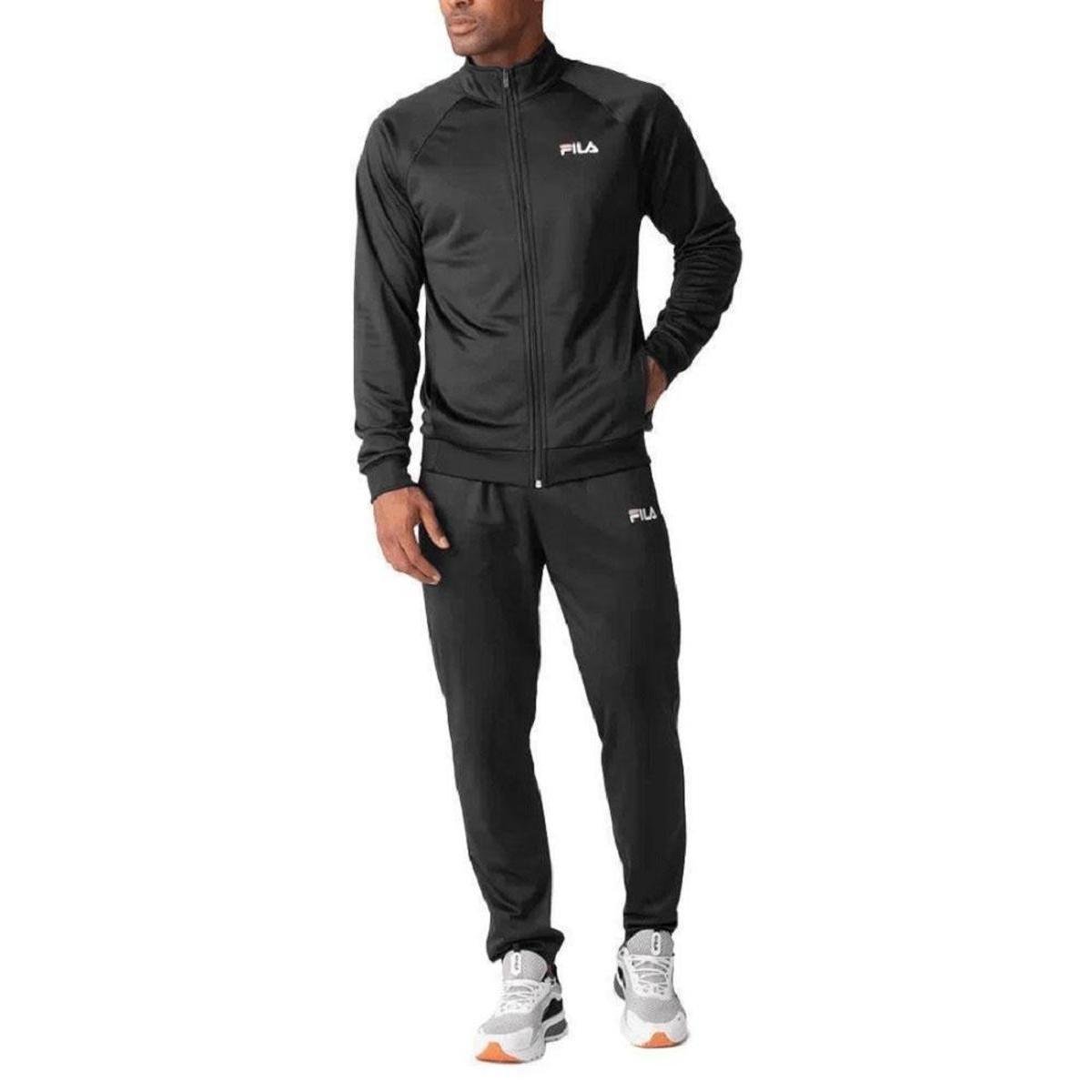 Conjunto de Agasalho Fila Essentials Masculino Menor preço em Conjunto de Agasalho Fila Essentials Masculino