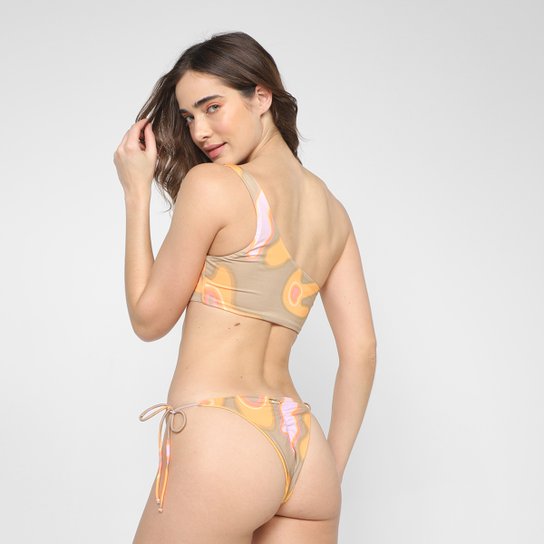 Conjunto de Biquini Hang Loose Um Ombro Só