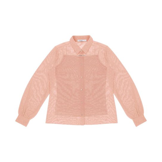 Conjunto De Camisa Tule Com Top Endless Rosa