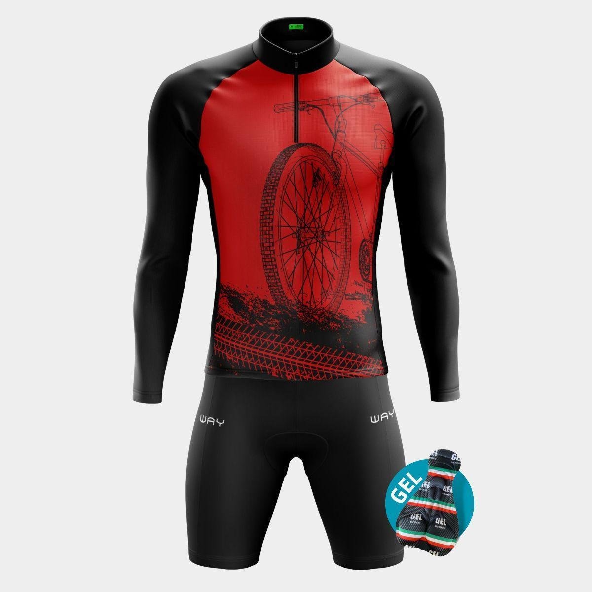 Mountain Bike Roupa De Ciclismo Netshoes Conjunto De Ciclismo Way