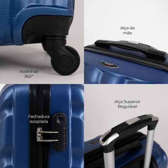 Conjunto de malas de viagem Dizy Swiss Move