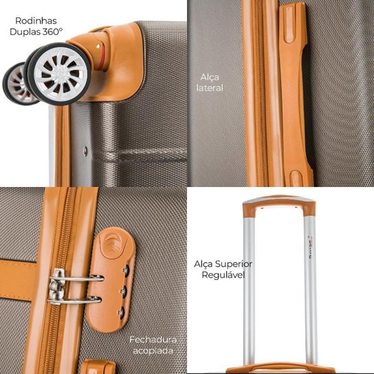Conjunto de malas de viagem P/M Bruges Swiss Move