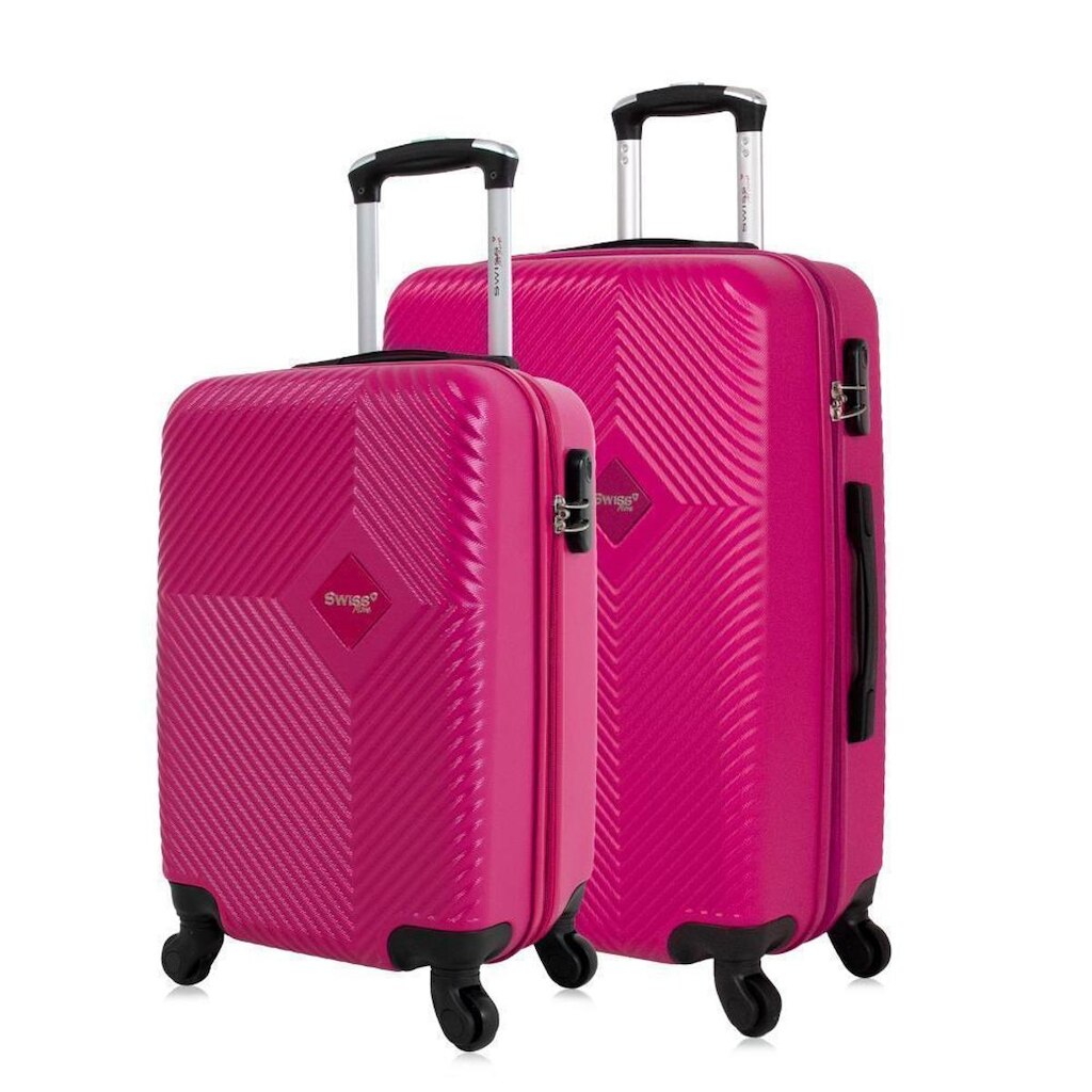 Conjunto de malas de viagem P/M Zug Pink Swiss Move